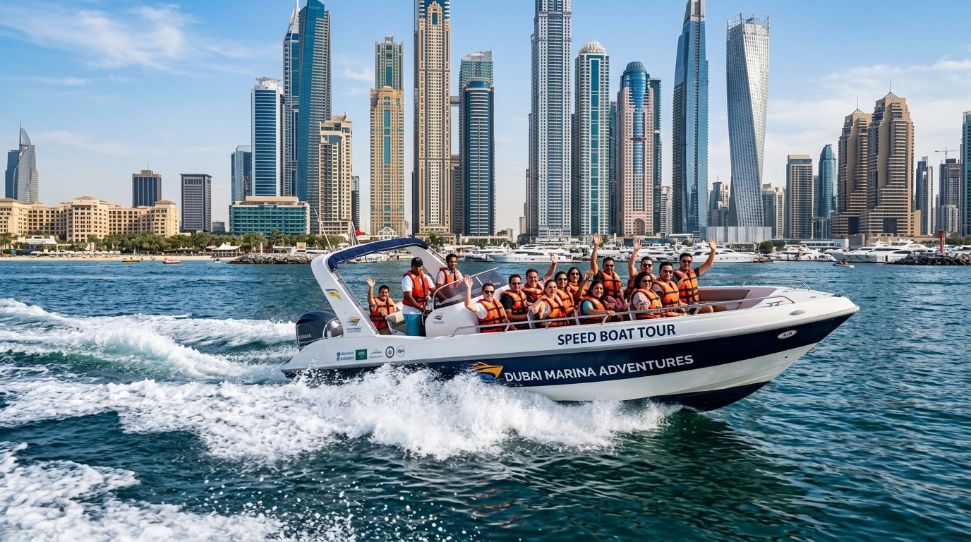 Speed Boat Tour from Dubai Marina